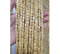 VUIKLCty Beaded Curtains Bamboo Beaded for Door Handmade Hanging Wooden Curtain(80 strands-80x120cm)