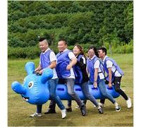 VUIKLCty Blue Inflatable Toy - Fun Field Day Team Cooperation Game(8 seats)