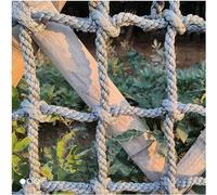 VUIKLCty Climbing Cargo Net, Climbing Net For Swing, Heavy Duty Rope Outdoor Cargo Net, Indoor Physical Training Climbing Net(14mmX15cm)