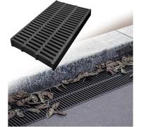 VUIKLCty Concrete Permeable Grating Rectangular Outdoor Channel Drainage Board Suitable For Pavement Landscaping Factory Gardens Underground Drainage Trough(50x40x3cm/19.6x15.7x1.2in)