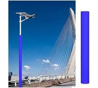 VUIKLCty Durable Protective Covers For Outdoor Posts In Sports Fields And Playgrounds(H-5.9ft Blue,Dia 8.7in)