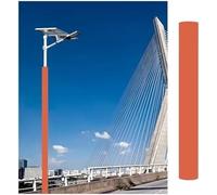 VUIKLCty Durable Protective Covers For Outdoor Posts In Sports Fields And Playgrounds(H-5.9ft Orange,Dia 4.5in)