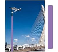 VUIKLCty Durable Protective Covers For Outdoor Posts In Sports Fields And Playgrounds(H-5.9ft Purple,Dia 4.5in)