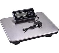 VUIKLCty Electronic Scale Large Capacity Dual Precision With Backlit Display Heavy Duty Digital Platform Postal Package Scale Silver