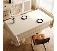 VUIKLCty Elegant, Modern-style Rectangular Tablecloth Ideal For Outdoor Gardens And Festive Parties(Braun,100x100cm)