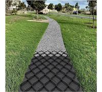 VUIKLCty Folded Ground Grid Permeable Paving Stones, Honeycomb Cuttable Gravel Grid Stabiliser For Patio Walkways(2m x 6m (6.5ft x 19.5ft))