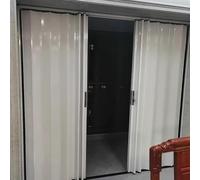 VUIKLCty Folding Door Partitions Folding Door Folding & Locking Accordion Door for Bedrooms/Office/Hotel/Laundry Room Privacy Panels(62x80in(161x203cm))