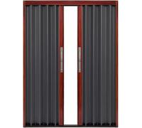 VUIKLCty Folding Door Partitions Folding Door Sliding Barn Door for Kitchen Pantry Accordion Folding Door Kits with Lock and Keys Privacy Panels(62x80in(161x203cm))