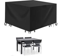 VUIKLCty Garden Furniture Cover Outdoor Rattan Cube Furniture Cover Durable 420D Oxford Cloth PVC Lining Suitable For Balconies Outdoor Furniture Protective Cover(200 * 160 * 70cm)