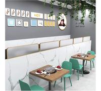 VUIKLCty Iron Glass Restaurant Decorative Partition Grille Colourfast Hotpot Table Partition 30/50 Cm Raised Low Rail(Gold,50x50cm)