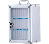 VUIKLCty Mobile phone storage locker Aluminium Alloy Mobile Phone Storage Box Wall-mounted Lockable Design Equipment security storage locker
