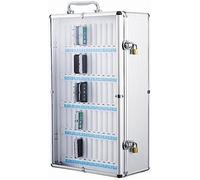 VUIKLCty Mobile phone storage locker Lockable Wall-Mounted Storage Box Portable Secure Mobile Phone Cabinet Equipment security storage locker