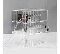 VUIKLCty Mobile phone storage locker Transparent Wall-mounted Mobile Phone Storage Lockers Are Suitable For Offices And Schools. Equipment security storage locker