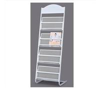 VUIKLCty Multi-tier Floor Standing Magazine Rack, Easy To Install, Suitable For Reception Area, Waiting Room, Office, Hotel, Etc
