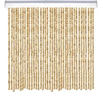 VUIKLCty Natural Bamboo Beaded Curtains Hanging Beaded Bamboo Door Curtains Partition Door Beaded Curtains Wall Mounted Partitions For Bedroom Doorways Customised(60 strands (60x120cm))