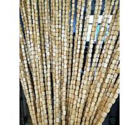 VUIKLCty Natural Bamboo Wooden Beaded Curtain Doorway Hanging Beads Beads Door Screen Handmade Bamboo Curtain(90 strands-90x140cm)