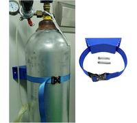 VUIKLCty Oxygen cylinder bracket Plastic Cylinder Tank Rack with 39.4 IN Adjustable Nylon Straps & Safety Buckle, Lightweight Cylinder Holder Cylinder securing(Blue)