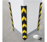 VUIKLCty Parking Garage Corner Guards, Rubber Post L-shaped Reflective Yellow Corner Guards, Garage Protection Corner Guards(1pcs-80cm)