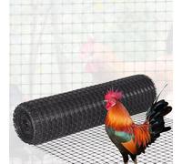 VUIKLCty Plastic Wire Mesh Roll Black Construction Barrier Mesh Poultry Farming Fence Garden Fence Roll For Snow/Deer/Chicken Safety(1x10m/3.28x32.8ft)