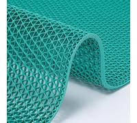 VUIKLCty PVC Heavy-Duty Rubber Mat For Pools, Bathrooms And Corridors High-Performance Drainage, Green(90cmx300cm)