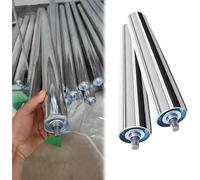 VUIKLCty Replacement Industrial Conveyor Roller - 2 Pack 1" Diameter (Dia 25MM) for Factories Lawn Mowers(D25mm/L990mm)