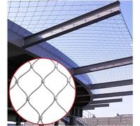 VUIKLCty Stainless Steel Rope Net, Anti-theft And Fall Protection Net, Flexible Impact Resistant Boundary Protection Net(2.5mm,10cm)