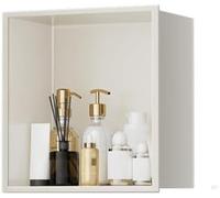 VUIKLCty Stainless Steel Shower Niche - Recessed Wall Shelf for Easy Bathroom Storage(White)