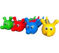 VUIKLCty Team-Building Games 1-Piece Set Outdoor Team Competition Day Inflatable Toy(Green,6 seats)
