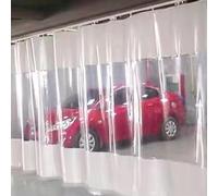 VUIKLCty Transparent Tarpaulin Hanging Water Proof Partition Screen For Washing Workshop(1.2x6m)