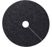 VUIKLCty Tree Protection Mats Heavy-duty Fabric Tree Cover Rings Suppress Weed Growth 5 Pcs(Dark Gray,27CMX27CMX4CM)