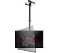 VUIKLCty Universal TV Bracket Adjustable Ceiling TV Mounting Bracket - Double Sided Ceiling TV Mounting Bracket Tilt And Swivel TV Bracket For 20 To 32 Inch TVs