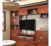 VUIKLCty Universal TV Cabinet TV Ceiling Mount Bracket - 360 Degree Swivel Frame Bulkhead Swivel Shelf Swivel TV Cabinet Swivel Base Fits 32-75 Inch LED Display(110-135cm)