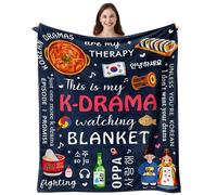 Vuinezo Korean Drama Gifts, Kdrama Blanket 50"X60", Kpop Merch, K Drama Gifts for Women/Men, Korean Gift, K Pop Gifts Teen Girl, Korean Gifts for Women, Kdrama Merch, Kdrama Gifts, Korean Gift Ideas