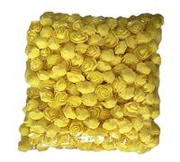 VUIUYOIES 500pieces DIY Rose Head Craft Beautiful Roses With Rose Heads PE Foam Rose Head Artificial Flower Diy Bag, yellow