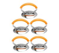 VUIUYOIES 5piece Colorful Pot Lid Handle Stainless Steel Cookware Accessory Kitchen Accessories Pan Which Is Heat-resistant, type+4