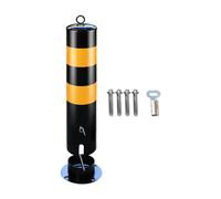 VUIUYOIES Bollard Post Durable Parking Barrier Road Traffic Warning Column Parking Lots Sidewalks And Bike Paths Steel Pipe Barrier For Entrance And Exit