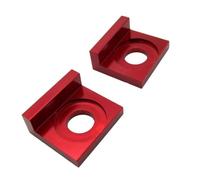 VUIUYOIES CNC Aluminum Chain Adjuster Block Versatile 15mm Chain Adjuster Block Tensioner Optimized For Trail Riding Enthusiasts Alloy Tensioner , Red , 15mm