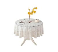 VUIUYOIES Easy Wash And Elegant Round Tablecloth Variety Of Patterns Available Table Cover Lace Durable, circular flower, 100cm