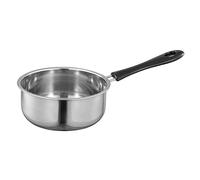 VUIUYOIES Lightweight Small Pot Soup Pan with Long Handle for On-Go Cooking, Silver