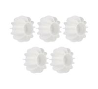 VUIUYOIES Non-toxic Dryer Wool Balls Quick Drying Prevent Clothing Entanglement Wool Dryer Balls Laundry Reusable Laundry Ball, white, 5pc