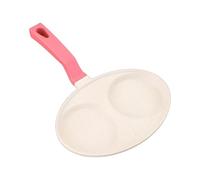 VUIUYOIES Nonstick Egg Skillet Aluminum Cooker Offers Sturdy Construction And Easy Cleaning Ensuring Cooked Pancakes Every Time Egg Skillet Pancake Plett Pan Crepe Pan Cookware, White, 29x21. 5x2cm