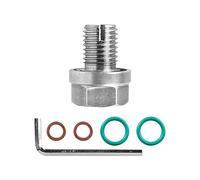 VUIUYOIES Oversize Piggybacks Oil Drain Plug - Matching Leak-proof Sealing Matching Is High Stainless Steel, M18.1X1.5