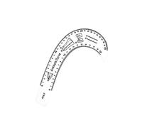 VUIUYOIES Premium French Curve Ruler for Fashion Pattern Making and Sewing Practical and Reliable, Armhole Curve