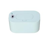 VUIUYOIES Secure Ready Baby Wipe Warmer with Bottom Strap for Stability ABS Wet Wipe Warmer Heater 24-Hour Constant Temperature, Green