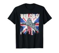 Vulcan Bomber Aircraft RAF Airplane Aeroplane UK Flag T-Shirt