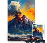 Vulcan Eruption for Adults 1000 Piece Jigsaw Puzzle Boost Memory Tranquil Pastime Quality Cut Bday Surprise (50x75cm)