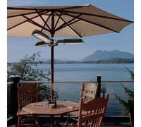 Vulcan Parasol Electric Patio Heater - 2000w - Black