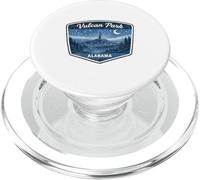 Vulcan Park Alabama Skyline Night Stars Moon Cityscape PopSockets PopGrip for MagSafe