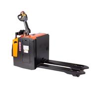 Vulcan Premium Fully Powered Pallet Truck; Fork Len 1150 Black/Orange