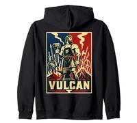 Vulcan Roman God Of Fire And Forge Heroic Zip Hoodie